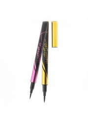 Ultimate Black/Brown Eyeliner Pen Small Gold Pencil Case Quick Drying Waterproof Long Lasting Eyeliner Liquid Eye Pencil Cosmetic