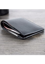 Men Gift for Bank Cards Clutch Male Small Wallet 3 Clips Magnet Wallet Men Luxury Brand Coin Holder Men Small Bag Money Clip