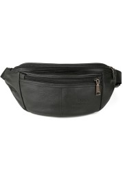 Men's Genuine Leather Fanny Pack, Men's Fanny Pack, Phone Bag, Men's Small Waist Bag