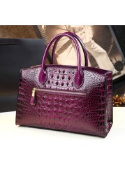 High quality luxury handbags for women, high quality crocodile pattern handbag