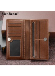 Mens Long Wallet PU Leather Credit Card Holder Purses Carteira Male Carteras Billetera Hombre Money Portfe Carte Clutch