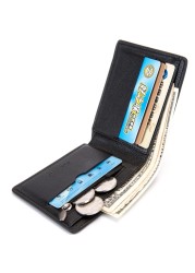 New Coin Purse RFID Theft Protection Dollar Price Men Wallets Black Color Slim Wallets Thin Card Holder Wallet for Men 2022