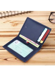 Men Wallets Men Wallets Thin Male Purse Card Holder gafskin Soft Small Purses New Design Vintage Men Short Slim Wallet