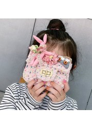 Fashion Cute Girl Shoulder Messenger Bag Children Crossbody Chain Handbag Kid Girl Bags Princess Cross Body Bags Purse