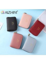 Women's PU Leather Pure Color Wallet Money Bag Ladies Small Day Clutches Card Holder Small Wallet