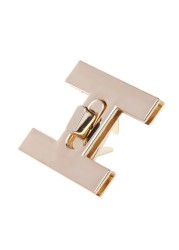 H Shape Clasp Turn Lock Twist Locks DIY Leather Handbag Shoulder Bag Hardware Luggage Hardware Accessories