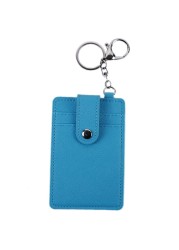 1pc cute pure color three card small card set meal card bus subway transport card holder accessories card package