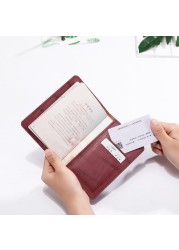 Zoukane New Passport Cover Card Holder Women Men Travel Credit Card Holder Travel ID & Document Passport Holder CH07