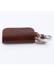 2021 Male Key Organizer Cover Men Key Holder Zipper Key Bag Leather Bag Car Key Wallets Function Package Housekeeper