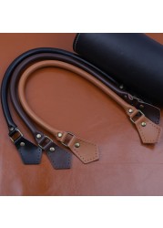 2pcs Leather Bag Straps Handle Straps Genuine Cowhide Bag Handles DIY Bag Parts Genuine Leather Bag Bag Straps Suppliers