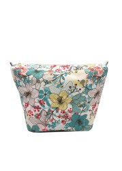 Women's Classic Mini Floral Briefcase Bag, Interior Zipper Pocket, Water Resistant Coating