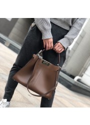 Fashion Luxury Handbag Women Bags Designer Genuine Cowhide Soft Leather Shoulder Bag Ladies Office High Quality Messenger Bags