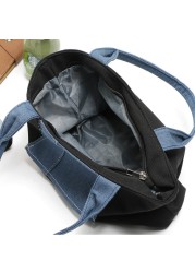 Women's large capacity cowboy handbag high quality beautiful casual all-match denim shoulder shopping bag