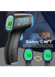 HeTaiDa 8813 Multifunction Non-contact Digital Infrared Thermometer Rapid Measurement Tool of Forehead Body Fever Thermometer