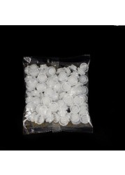 Rapid Flower Tumbler Eyelash Extensions Glue Ring 50/100pcs Individual Disposable Eyelash Glue Graft Eyelash Holder