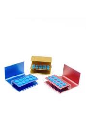 3pcs 10 Holes Dental Burs Holder Block Case For Burs High Speed ​​And Low Speed ​​Dental Burs Autoclavable Burs Holder