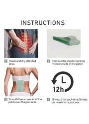 12/24/36pcs Lumbar Spine Stickers Arthritis Moxibustion Medical Plaster Wormwood Back Pain Patch Self Heating Orthopedic Pain Relief