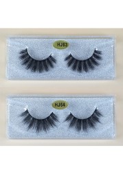 Mink eyelashes wholesale 30/50/100pcs 3D mink lashes bulk natural faux false eyelashes package makeup fake eyelashes bulk items