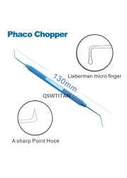 Phaco - chopper with manipulator, sinskey spoon, hook, ophthalmic instrument, double eyelid, surgical instruments