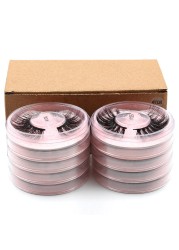 3D False Eyelashes Natural Soft Mink Hair, 4/50/100pcs Set, Wholesale