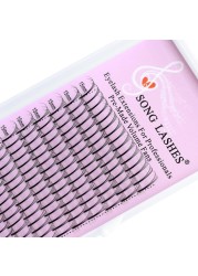 Song Lashes Long Stem Premade Fans Eyelash Extension Long Root Premade Volume Fans Eyelash Extensions 2D 3D 4D 5D