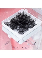 Song Lashes 3D to 16D Fans Sharp Slim Narrow Stem Pre-made Volume Fans Loose Thin Tapered Base Russia Volume Eyelashes Extensions