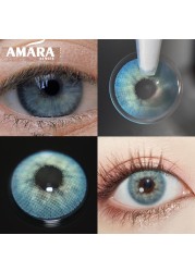 AMARA Contact Lenses 2pcs Colored Lenses Yearly Eyes Colored Contacts Beauty Eye Contacts Cosmetic Lens Colored Contact Lens