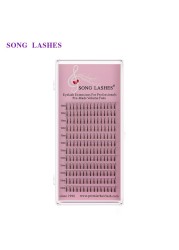 Sung Lashes 0.07 0.10mm Thickness Long Stem Premade Size Fans Premade Fan Eyelash Extensions Professional