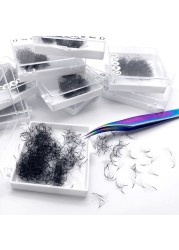 500 Fans Sharp Slim Narrow Stem Pre-made Volume Fans Thin Pointy Base Eyelashes Extensions Loose Makeup Fans Cilia