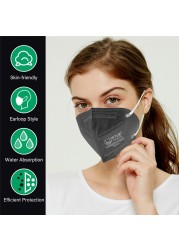 POWECOM ffp2mascarillas activated carbon kn95 protective face masks mouth-muffle respirator mask mascarilla fpp2 homology ada