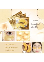 InniCare 50/60/80/100pcs Crystal Collagen Golden Eye Mask Dark Circles Acne Beauty Patches for Eye Skin Care Korean Cosmetics