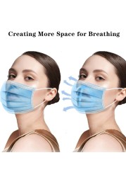 3D Mouth Mask, Breathable Support, Inner Cushion, Plastic, Silicone, Lipstick, Washable, Reusable