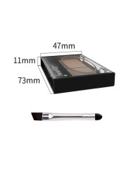 MYG 4 Colors Waterproof Eyebrow Powder Long Lasting Eye Shadow Eyebrow Palette + Eyebrow Brush