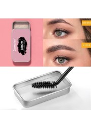 Eyebrow Gel Eyebrow Wax Waterproof Long Lasting 3D Wild Feathers Eyebrow Styling Soap Gel for Eyebrow Makeup Women Cosmetics TSLM1