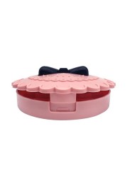 1pc Plastic Fake Eyelash Storage Box Makeup Cosmetic Magnetic Eye Lashes Cute Pink Flower Case Makeup Cosmetic Tools