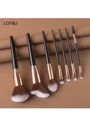 Loebig Beauty Makeup Brushes Cosmetic Brush Set Powder Foundation Blush Highlighting Eye Shadow Eyebrow Eye Lashes Make Up Tools