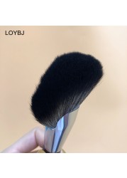 Loebig 72# Fan Contour Brush Professional Face Blush Highlighting Bronzer Contour Powder Brush Soft Synthetic Hair Sculpting Brushes