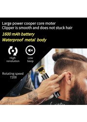 Hair Clipper Electric Hair Clipper USB Rechargeable Battery Man Shaver Trimmer For Men Barber Professional Beard Trimmer