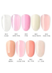 30ml Colorful Nails Crystal Gel Polish Quick Nail Extension Gel For Acrylic Gel LED Hard Gel Nail Art Gel TSLM1