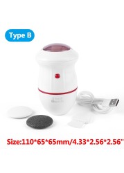 Electric Foot Scrubber Vacuum Absorber Dead Skin Removal Cracked Hard Skin Files Pedicure Foot File Cleaning Tools