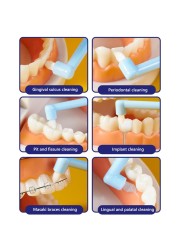2 قطعة L شكل دفع سحب بين الأسنان فرشاة تقويم الأسنان مسواك تبييض الأسنان خلة أسنان فرشاة الأسنان نظافة الفم
