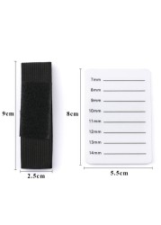 2 in 1 Acrylic False Eyelashes Plate Holder Pad Lashes Holder Extension Tool Extension False Eyelash Hand Belt Pallet Holder