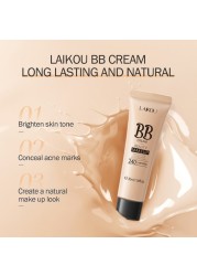 BB Cream 18 Hours Long Lasting Liquid Foundation Waterproof Anti Acne Marks Flawless Natural Face Base Makeup