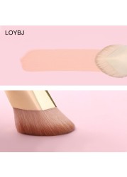 Wig 1/2 Piece Foundation Makeup Brush Slant Head Liquid Foundation Concealer Cosmetic Blending Brushes Face Contour Beauty Tool