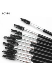 Loebig 2/5/10pcs Eyebrow Eyelash Makeup Brushes Set Cosmetic Lashes Mascara Eye Brow Cream Brush Beauty Eyebrow Lash Make Up Tools