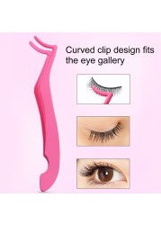 False Eyelash Tweezers Fake Eye Lash Rod Eyelash Extension Curler Pliers Auxiliary Clip Clamp Makeup Tweezers Tools