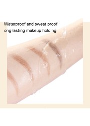 Portable Double End Eyebrow Pencil with Eyebrow Brush Durable Waterproof Sweat-proof Eye Makeup Cosmetic Tool Women Girls