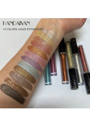 Elegant Makeup Glitter Liquid Eyeshadow Shimmer Diamond Shiny Eyeshadow Palette Lasting Shimmer Pigmented Eye Shadow Cosmetics