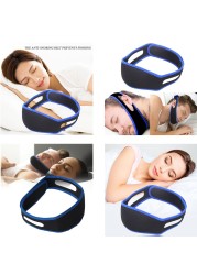 Anti Snoring Stop Snoring Chin Strap Comfortable Portability Carrier Apnea Belt Jaw Solution Sleep Support Belt