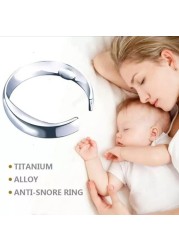 Anti Snoring Ring Magnetic Therapy Acupressure Anti Snoring Device Snore Stopper Finger Ring Sleeping Aid 3 Size